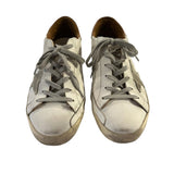 *Golden Goose Superstar Leather & Suede Hidden Lift Low-Top Sneakers, Size 40