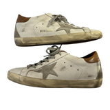 *Golden Goose Superstar Leather & Suede Hidden Lift Low-Top Sneakers, Size 40