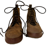 *Jenni Kayne Canyon Nubuck Leather Lace-Up Chunky Rubber Sole Hiker Ankle Boots, Size 37