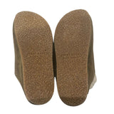 *Jenni Kayne Shearling Lined Moc Clog Suede Molded Footbed Mules, Size 37