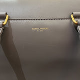 *Saint Laurent Classic Duffle 6 Smooth Leather Zip Top Doctor Crossbody Tote Bag