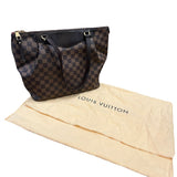 *Louis Vuitton Damier Ebene Westminster GM Coated Canvas Leather Trim Tote Bag