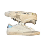 *Golden Goose Old School Leather Shearling Lining Velcro Straps Sneakers w/ box, Size 40