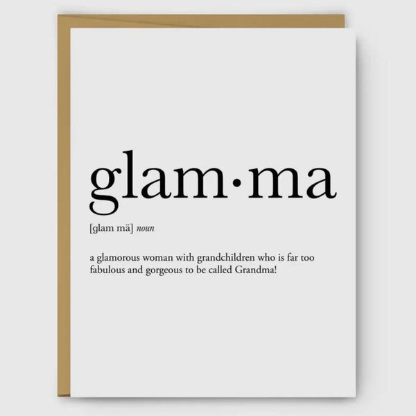 Footnotes Glamma Definition Notecard