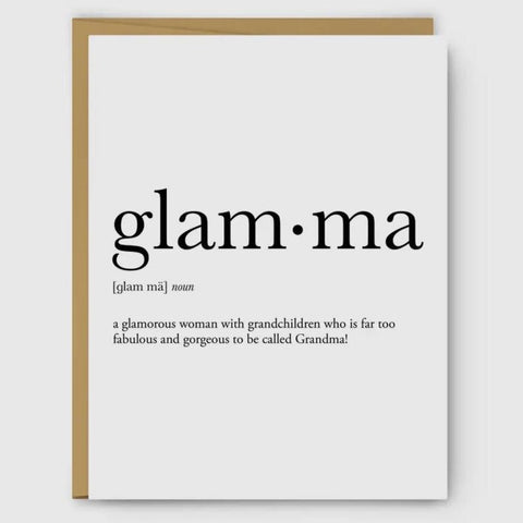 Footnotes Glamma Definition Notecard