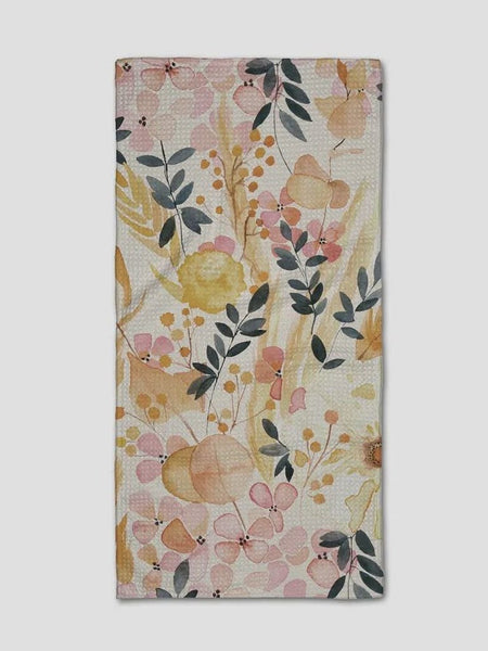 Geometry Sleepy Fields Floral Bar Towel