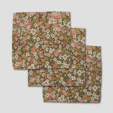 Geometry Gilded Garden Floral Dishcloth, Set of 3