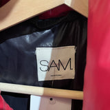 *SAM. New York Freestyle Nylon & Goose Down Zip-Up Padded Collar Puffer Jacket, Size S