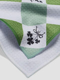 Geometry Diamond Shamrock Bow Tea Towel