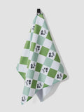 Geometry Diamond Shamrock Bow Tea Towel