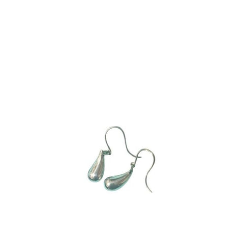 *Tiffany & Co x Elsa Peretti Sterling Silver Teardrop Drop Earrings