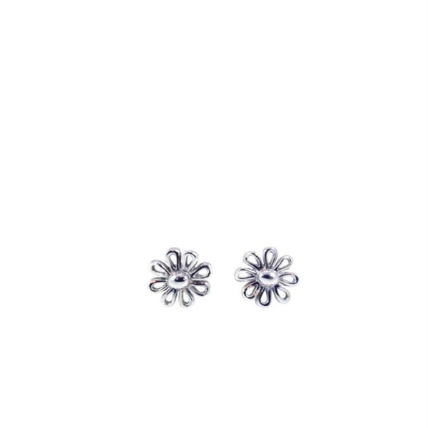 *Tiffany & Co Sterling Silver Daisy Flower Stud Earrings
