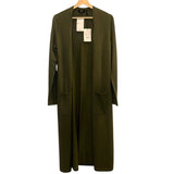 *NWT Theory Torina CB 100% Cashmere Open Front Long Duster Cardigan, Size M