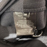 *Isabel Marant Lena 70s Brandebourg Wool & Cotton Military Flounce Hem Mini Skirt, Size FR 38=US 6