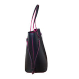 *Louis Vuitton Neverfull MM Epi Leather Dual Handle Hook Top Closure Tote w/Pochette