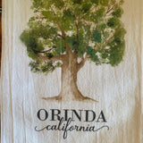 Porter Lane Home Oak Tree Orinda CA Tea Towel