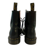 *Dr. Martens 1460 The Original Smooth Leather Contrast Stitching Lace-Up AirWare Combat Boots, Size 7