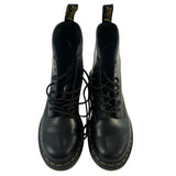 *Dr. Martens 1460 The Original Smooth Leather Contrast Stitching Lace-Up AirWare Combat Boots, Size 7