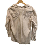 *Frank & Eileen Joedy Boyfriend Cotton Floral Long Sleeve Collared V-Neck Button-Up Shirt, Size XS