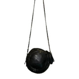 *Jerome Dreyfuss Remi Circle Leather Tassle Trim Crossbody Bag