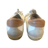 *Golden Goose Superstar Leather & Suede Hidden Lift Low-Top Sneakers, Size 39