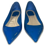 *Christian Dior Patent Leather Pointed Toe Ballet Flats, Size 37