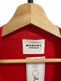 *Isabel Marant Etoile Lunesa Cotton Puff Elbow Sleeve Ruched Flounce Hem Mini Dress, Size FR 38=US 6