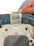 *AGOLDE Fran High-Rise Button Fly Wide Leg Cuffed Hem Cropped Jeans, Size 28 (6)