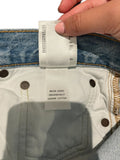 *AGOLDE Fran High-Rise Button Fly Wide Leg Cuffed Hem Cropped Jeans, Size 28 (6)