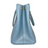 *Prada Galleria Large Lux Saffiano Leather Double Zipper Dual Top Handle Crossbody Tote Bag