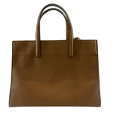 *Prada Large Saffiano Soft Triple Pocket Leather Dual Top Handle Crossbody Tote Bag