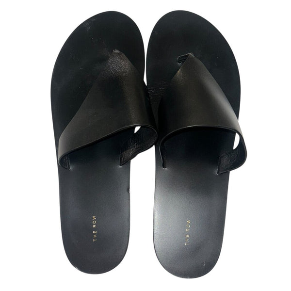 *The Row Avery Leather Flip Flop Flat Thong Sandals w/box, Size 39.5