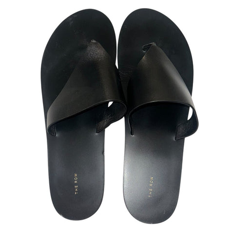 *The Row Avery Leather Flip Flop Flat Thong Sandals w/box, Size 39.5