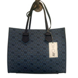 *Moreau Paris Vincennes Reversible Tote Printed Leather Attached Pouch Top Handle Tote