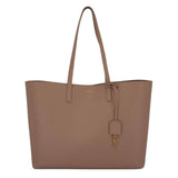*Saint Laurent Shopping Calfskin Top Handle Shoulder Bag Tote w/ Pouch & Logo Charm