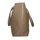 *Saint Laurent Shopping Calfskin Top Handle Shoulder Bag Tote w/ Pouch & Logo Charm