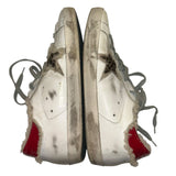 *Golden Goose Superstar Leather & Shearling Hidden Lift Low-Top Sneakers, Size 39