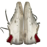 *Golden Goose Superstar Leather & Shearling Hidden Lift Low-Top Sneakers, Size 39