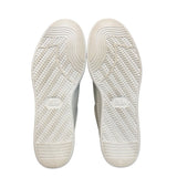 *Officine Creative Leather Zebra Heel Cap Velcro Tabs Low Top Platform Sneakers, Size 39.5