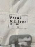 *Frank & Eileen Kinsale Stretch Cotton High-Rise Wide Leg Raw Hem Cropped Pants, Size 4
