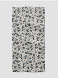 Geometry Painted Spring Flowers Bar Towel