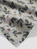 Geometry Painted Spring Flowers Bar Towel