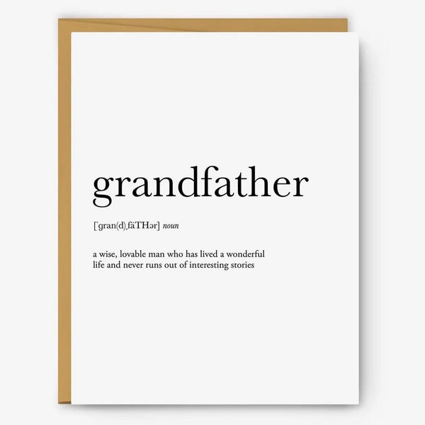 Footnotes Grandfather Definition Notecard