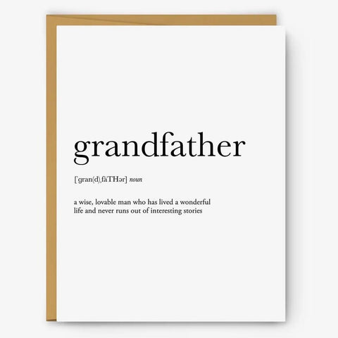Footnotes Grandfather Definition Notecard