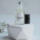 Makana White Pearl Tuberose Roller Ball Perfume Oil, 5 mL
