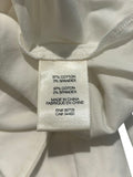 *Rebecca Taylor Stretch Cotton Poplin 3/4 Balloon Sleeve Split Neck Tie-Waist Mini Dress, Size S