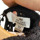 *We Are Kindred Luna Cotton Crochet Long Flare Sleeve Mock Neck Mini Shift Dress, Size 4