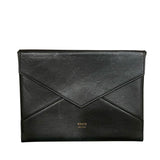 *Khaite Smooth Leather Envelope Flat Clutch Bag