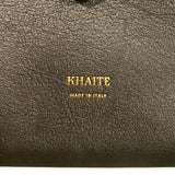 *Khaite Smooth Leather Envelope Flat Clutch Bag