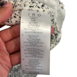 *IRO Paris Ofali Cotton Tweed High-Rise Pleated Tailored Shorts, Size FR 38=US 6
